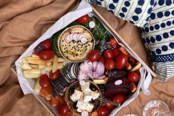 Plateau apéritif végétarien pour entreprise parisienne